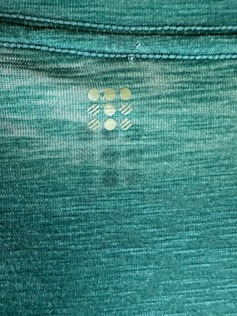 Title Nine Ravine Muscle Tank S Ombre Green Dip Dye NWOT 430990 - Picture 3 of 7